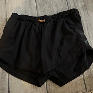 black lucy athletic shorts